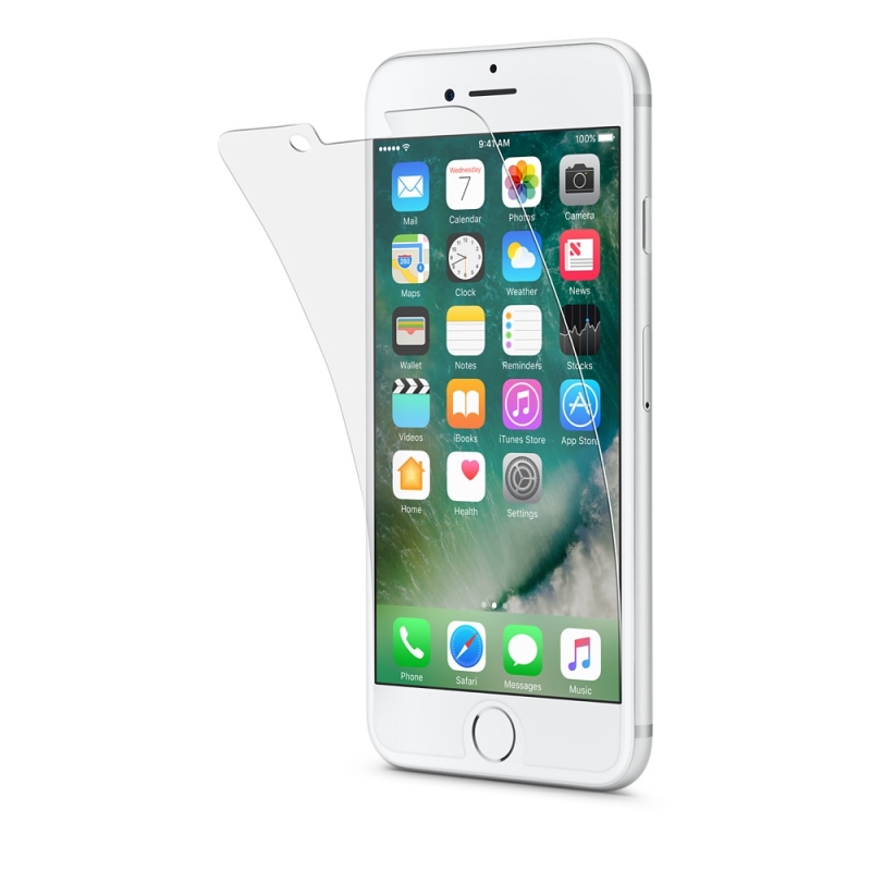 TECNOSHOP Pellicola protettiva in vetro temperato Home per iPhone 7
